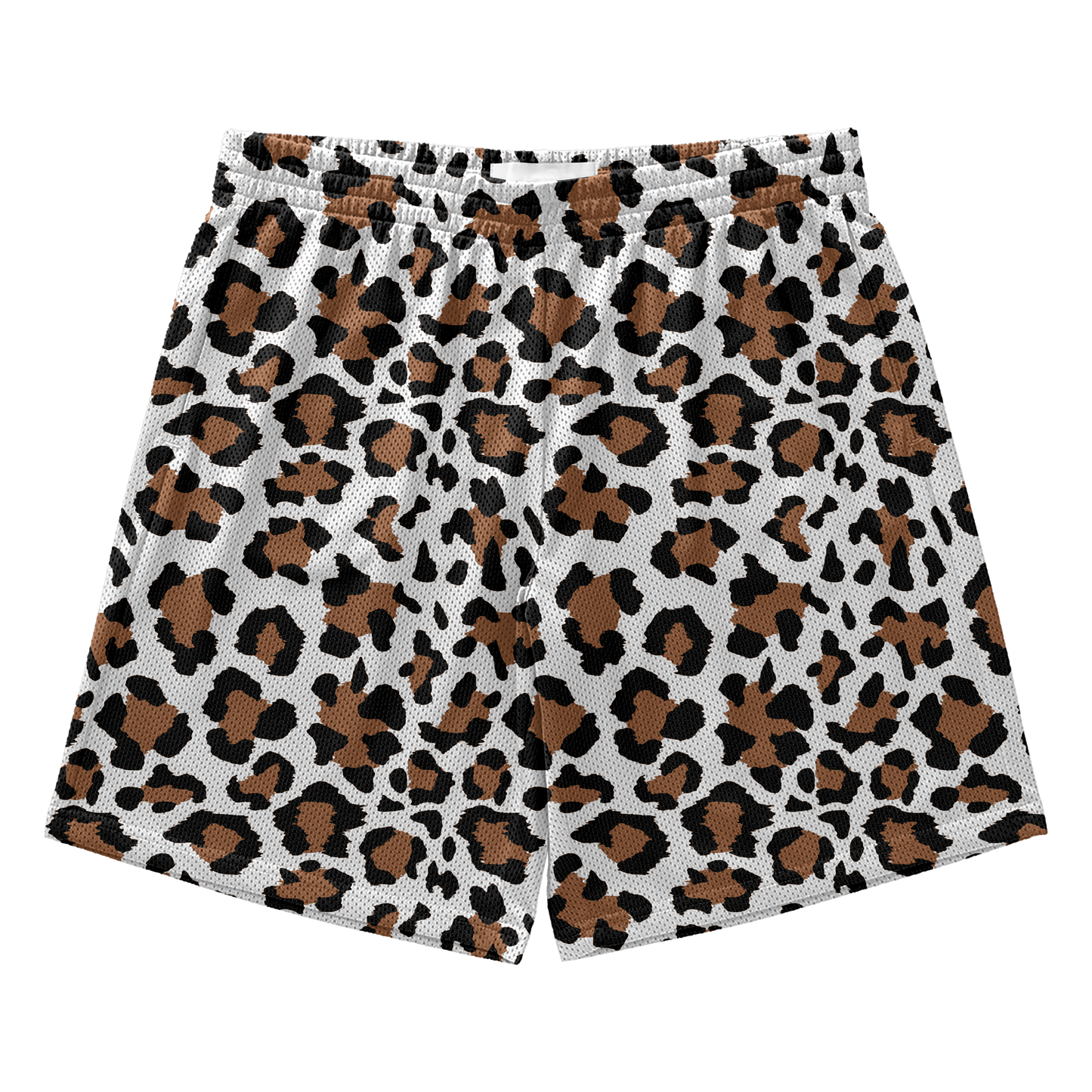 Leopard Mesh Shorts